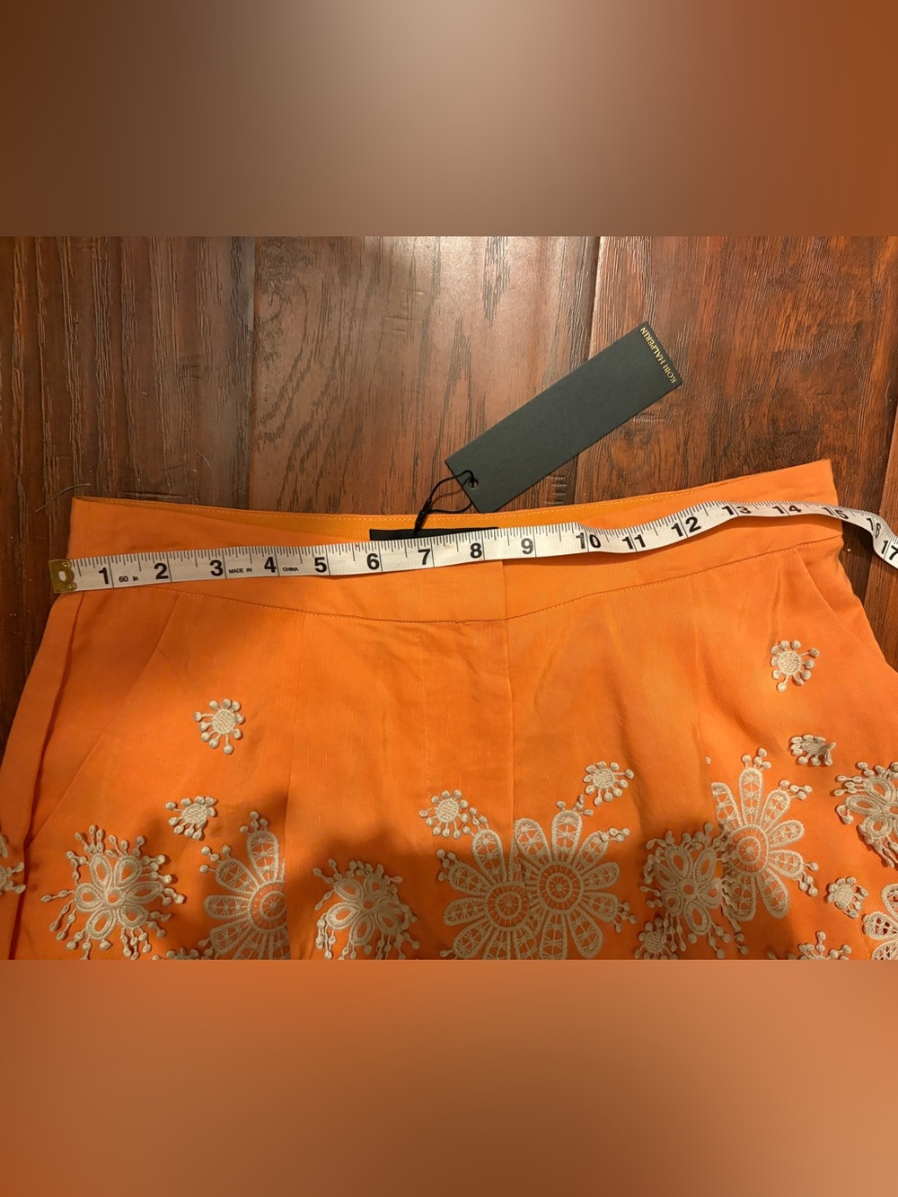 Kobi Halperin Orange Skorts with Elegant Design - Picture 10 of 10